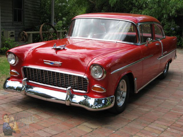 1955 Chevy 2 Door 350 (SOLD) - Australian Muscle Car Sales