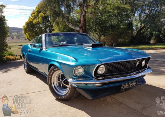 1969 Ford Mustang Convertible 351 V8 (SOLD) - Australian Muscle Car Sales