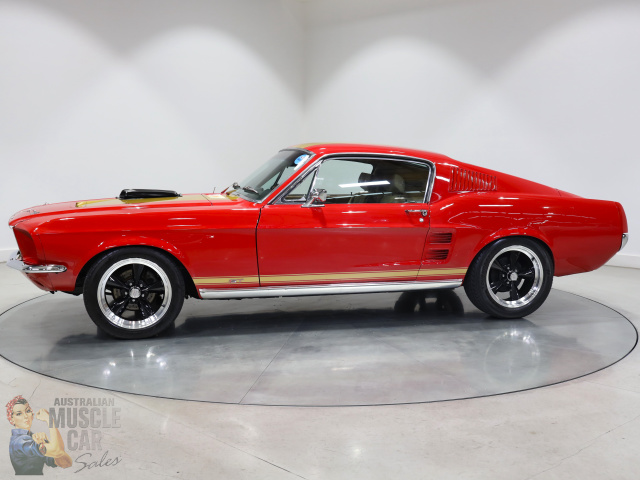 Ford Mustang Fastback Gt A Code Monza Red Australian Muscle Car Sales