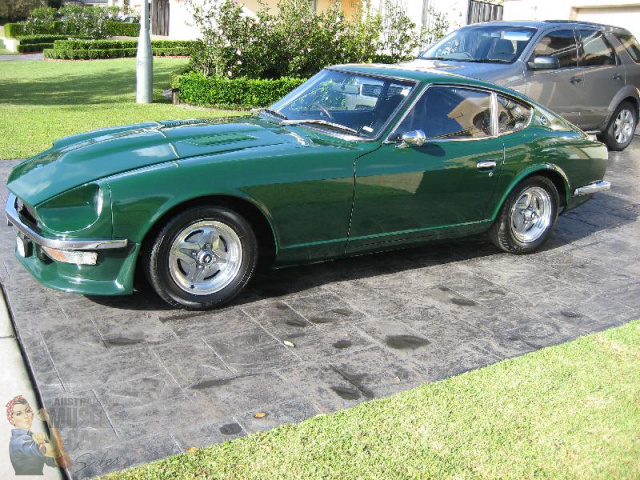 datsun 240z british racing green